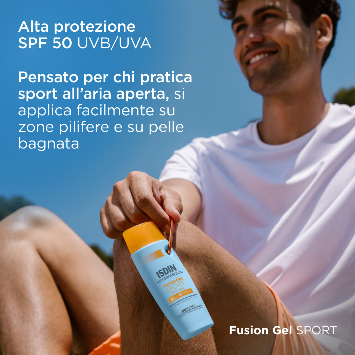 Fotoprotezione Fusion Gel Sport SPF 50