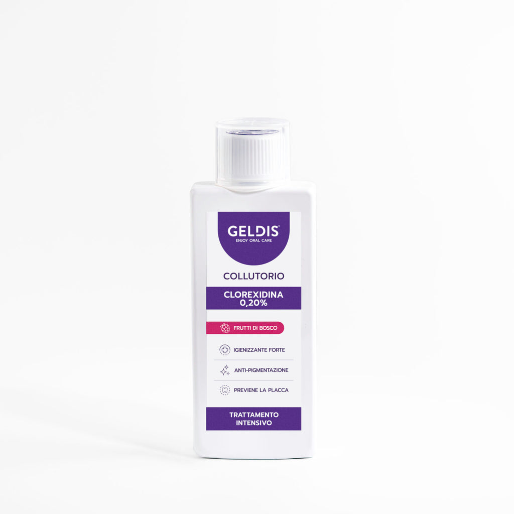 Geldis Collutorio Clorexidina 0,20% – 200ml Frutti di bosco